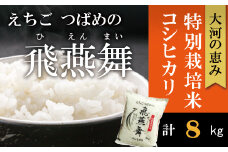 令和6年産 厳選コシヒカリ えちごつばめの飛燕舞 白米8kg FC020257