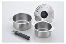 EM-028 燕三 ハンドル着脱式鍋2点セット14cm・16cm FCCS020027