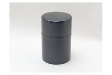 純銅黒銅仕上げ鎚目茶筒 FCCS020032