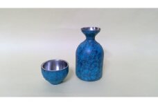 折燕ORI-EN 二重構造 徳利1合、ぐい呑みセット BLUE FC098002