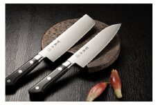 智義作 コバルト合金鋼割込 口金付 三徳包丁・菜切包丁セット FC040012