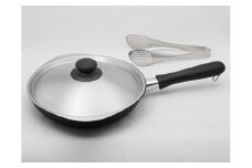 柳宗理デザイン マグマプレート 鉄フライパン25cm & トング(穴アキ)セット FC016207