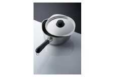柳宗理デザイン ミルクパン14cm (つや消し、ふた付き) FC012024