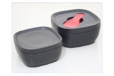 炭器 おひつ 2合3合 ごはん器 電子レンジ ごはん容器 へら FC013091