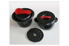 炭器 釜 2合 ごはん お米 電子レンジ 鍋 16cm 調理 FC015198
