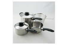 創燕 キッチン3点セット(片手鍋16cm・行平鍋18cm・ミニパスタポット18cm) FCSF035011