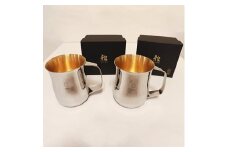 雅 手付きタンブラー(内面24金メッキ) 380ml × 2 FCSF031001