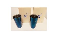 碧 銀古美 18-8ステンレス W構造タンブラー(ストレート) 300ml × 2 FCSF031002