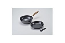 鉄なべ 炒め鍋22cm & グリルパン20cm セット FC012098