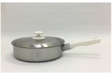 【メイド・イン・ツバメ】二層鋼内面フッ素樹脂加工 深型フライパン 24cm FC025109