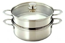 アンモード 三層鋼二段蒸し器24cm FCCS020016