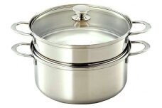 アンモード 三層鋼二段蒸し器26cm FCCS025013