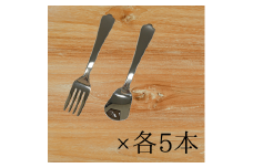 【新潟県燕市製造】Hitokuchi 平スプーン・フォーク10本セット スタンダード  FC015358