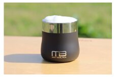 18-8ステンレス 二重構造 マットブラック フリーカップ 220ml FCCS008003