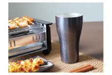 鎚起銅器職人とのコラボタンブラー「WABISABI」～和・美・咲味～【和】(ブラック) FCCS070005