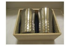 タンブラー400ml (2重構造) 内面24金メッキ仕上げ2個(桐箱入り) FC030158