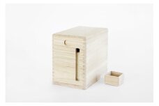 MOKUMARU 中がみえる桐製米びつ5kg(一合枡付) FC040073
