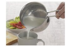 食洗機で洗えてきれいに注げるミルクパン12cm FC012088
