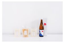 燕の純米吟醸酒ハレトケ生原酒とひうら農場お餅3種セット FC015325