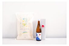 燕の純米吟醸酒ハレトケ火入れ酒とひうら農場燕鄙(ひな)の米5kgセット FC018024