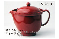 SECCHU 軽くて割れないティーポット・急須 480ml レッド FC010309