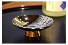 削り出し鏡面研磨仕上げ「チタン削り出し盃」桐箱入り FC917001