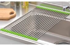スノコロロ (グリーン)【 キッチン用品 燕三条製 ステンレス製 [株式会社オビタス] 】 FC011053