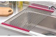 スノコロロ (ダークピンク)【 キッチン用品 燕三条製 ステンレス製 [株式会社オビタス] 】 FC011054
