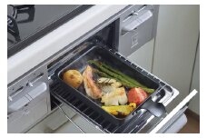 わたしのこだわり グリルプレート・フライパン24cm・ペティナイフ 3点セット (シリコン塗装) FC080004
