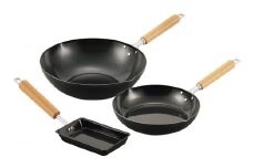 NFE-3PA ネオフェニックス 鉄製フライパン & 炒め鍋3点セット FC020230