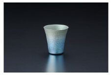 【燕三条製】鎚目冷酒カップ (Light blue) FC014037