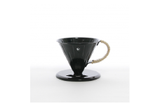 グローカルスタンダードプロダクツ TSUBAME RATTAN Dripper 2.0サイズ (ブラック) FC015365【 GLOCAL STANDARD PRODUCTS ツバメラタン コーヒー ドリッパー ハンドドリップ ステンレス 琺瑯 ホーロー 日本製 新潟県 燕市 燕三条 】