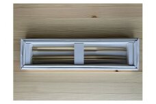 6角ステンレス製箸30cm ゴールド艶消し FC016241