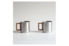 グローカルスタンダードプロダクツ TSUBAME / M&W Mug / Lサイズ 2個セット / シルバー FC015379 【 GLOCAL STANDARD PRODUCTS マグ マグカップ ステンレス 日本製 新潟県 燕市 燕三条 】