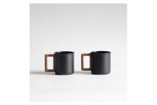 グローカルスタンダードプロダクツ TSUBAME / M&W Mug / Mサイズ 2個セット / マットブラック FC021036 【 GLOCAL STANDARD PRODUCTS マグ マグカップ ステンレス 日本製 新潟県 燕市 燕三条 】