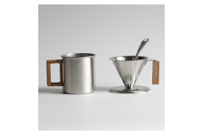 グローカルスタンダードプロダクツ TSUBAME / M&W Coffee Dripper & Mug セット / シルバー FC020265 【 GLOCAL STANDARD PRODUCTS マグ マグカップ ドリッパー ステンレス 日本製 新潟県 燕市 燕三条 】