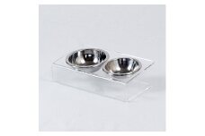 アクリル製お食事プレート (抗菌ステンレス食器) G-547 FC016266