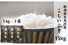 【1月以降出荷予定】令和6年産新米 新潟県産こしいぶき『臼玉米』15kg 2024年産 木島米穀店【米 お米 白米 こめ コメ コシイブキ ご飯 ライス ふるさと納税米 お弁当 おにぎり 15キロ 精米 食品 新潟県 糸魚川産 2024年産 食品 人気 おすすめ】