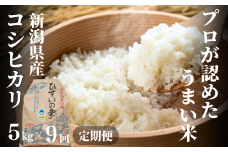 令和6年産新米予約【定期便】新潟県産コシヒカリ『ひすいの雫』5kg×9回 計45kg 早川の清流が育んだ美味しいお米 特別栽培米 米・食味鑑定士お墨付き【白米 こしひかり 9ヶ月 9か月 毎月お届け 磯貝農場 令和6年産 2024 米 お米 こめ ご飯 ライス】