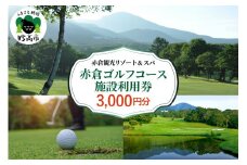 赤倉ゴルフコース施設利用券　3,000円分