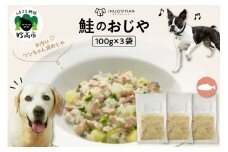 ワンちゃん用　鮭のおじや　100g×3袋入