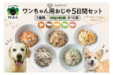 ワンちゃん用おじや5日間セット【各150g×2袋(計10袋)】
