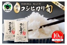 【2025年10月中旬発送】【令和7年産米】新潟県妙高産斐太の里コシヒカリ「旬」10kg(5kg×2袋)