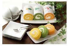  野菜の生ロールケーキ 3本（かぼちゃ・ほうれん草・にんじん＆トマト） 新潟県 五泉市 渡六菓子店