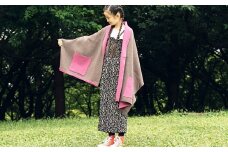 接結カラフルストール たたきポケット・ピンク・Fサイズ 新潟県 五泉市 株式会社アークリード