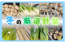 【先行予約】ラポルテ五泉 冬の厳選野菜詰合せセット ( 4～5品種をお届け ) | 野菜 やさい 新潟県 五泉市 まるっと五泉プロジェクトFunSpace株式会社 ( 2025年12月中旬以降順次発送 )