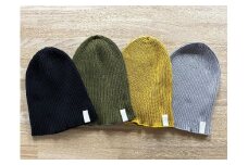 洗えるニットキャップ グレー ユニセックス ニット ニット帽 新潟県 五泉市 株式会社ナック 22Oi-03