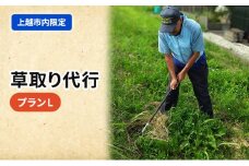 草取り 代行プラン L（上越市内限定）草刈り 手作業 雑草 除草 上越市