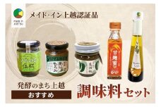 調味料 ★メイド・イン上越認証品★発酵のまち上越おすすめ調味料セット 発酵 糀 塩糀 おすすめ 新潟 上越