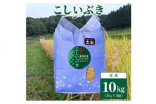 【数量限定】令和5年産　新潟上越清里東戸野産　新潟県限定品種こしいぶき10kg（2kg×5袋） 玄米 新潟 上越